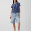 T-shirt autentica in cotone al 100% con effetto ristretto
