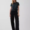 T-shirt autentica in cotone al 100% con effetto ristretto