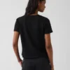 T-shirt autentica in cotone al 100% con effetto ristretto