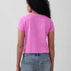 T-shirt autentica in cotone al 100% con effetto ristretto