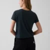 T-shirt autentica in cotone al 100% con effetto ristretto