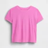 T-shirt autentica in cotone al 100% con effetto ristretto