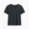 T-shirt autentica in cotone al 100% con effetto ristretto