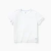 T-shirt blu dal taglio morbido