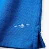 T-shirt blu per bambini con logo dal taglio comodo