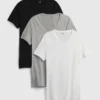 T-shirt classica con scollo a V (confezione da 3)
