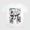 T-shirt con grafica a fumetti di Superman per bambini