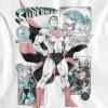 T-shirt con grafica a fumetti di Superman per bambini