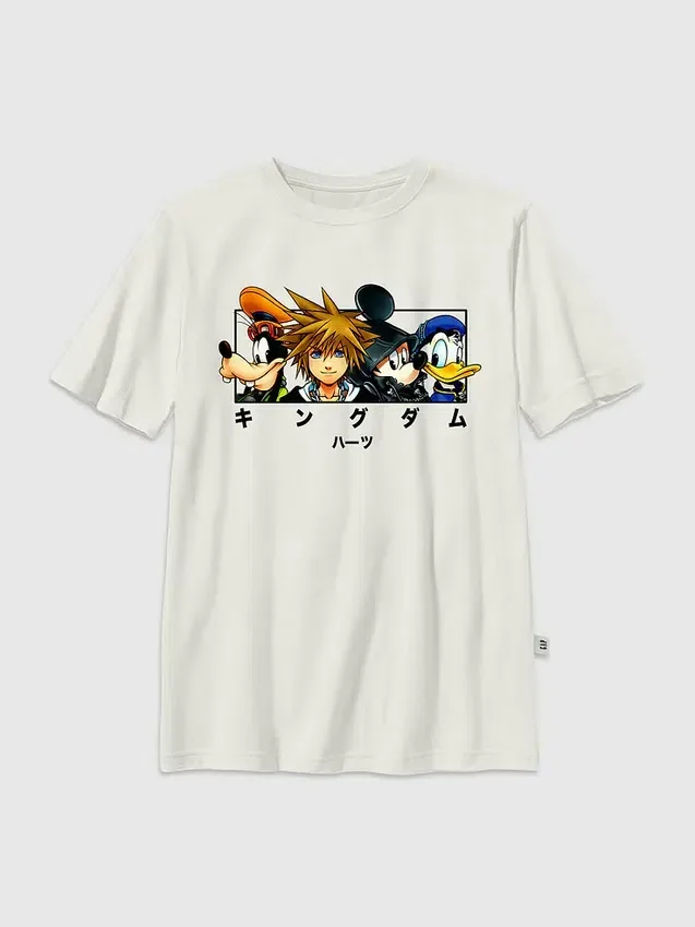T-shirt con grafica "Box up" di Kingdom Hearts per bambini