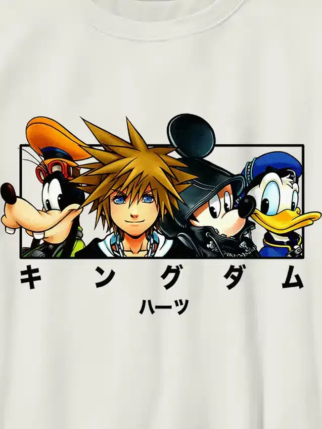 T-shirt con grafica "Box up" di Kingdom Hearts per bambini