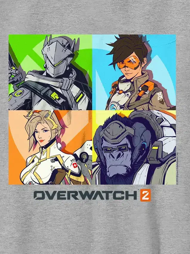 T-shirt con grafica "Box Up" di Overwatch per bambini
