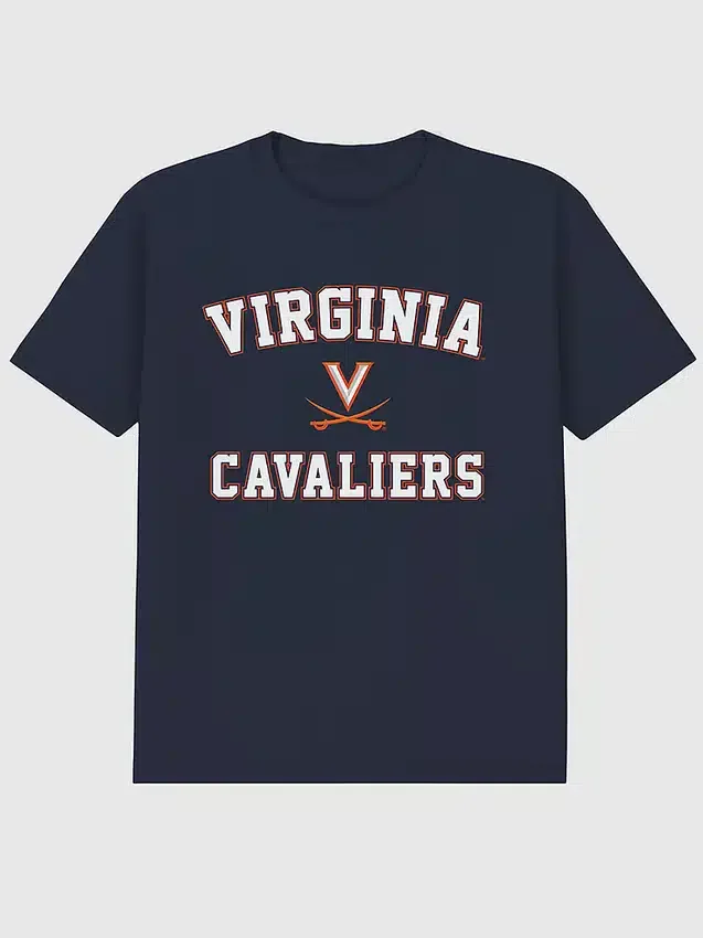T-shirt con grafica “Campus Classic” dell’Università della Virginia