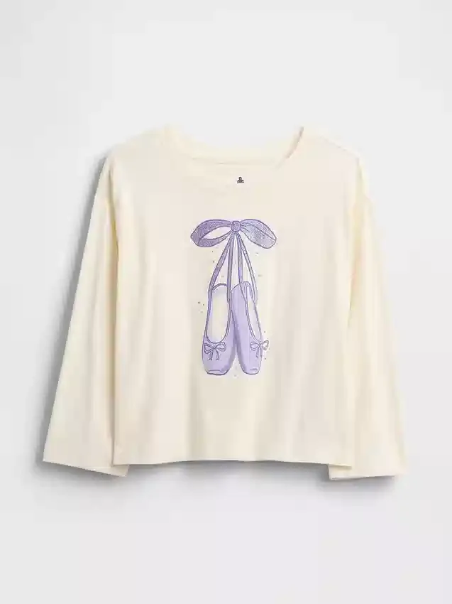 T-shirt con grafica casual mix & match per Neonato & Bebè