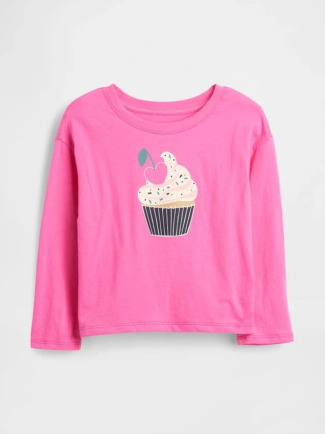 T-shirt con grafica casual mix & match per Neonato & Bebè
