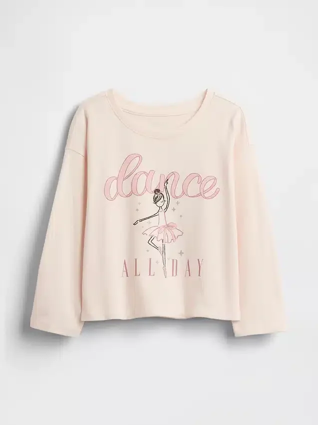 T-shirt con grafica casual mix & match per Neonato & Bebè