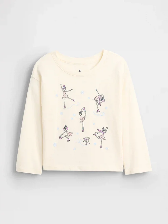 T-shirt con grafica casual mix & match per Neonato & Bebè