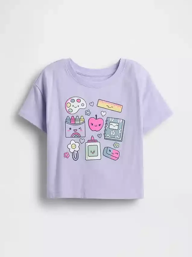 T-shirt con grafica casual mix & match per Neonato & Bebè