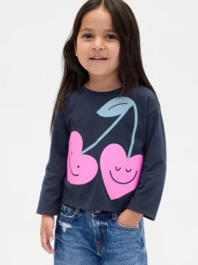 T-shirt con grafica casual mix & match per Neonato & Bebè