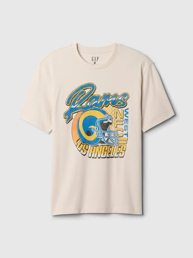 T-shirt con grafica dei Los Angeles Rams della NFL