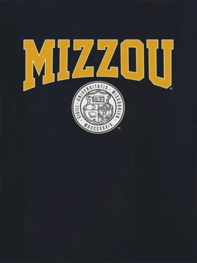 T-shirt con grafica del sigillo universitario dell’Università del Missouri