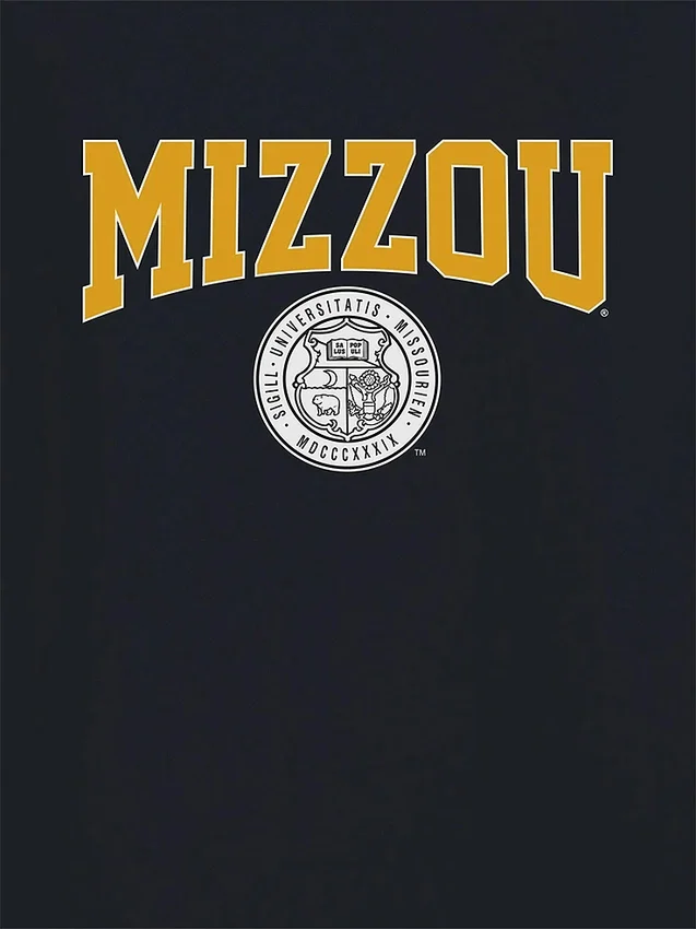 T-shirt con grafica del sigillo universitario dell’Università del Missouri
