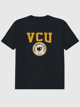T-shirt con grafica del sigillo universitario della Virginia Commonwealth University