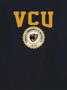 T-shirt con grafica del sigillo universitario della Virginia Commonwealth University