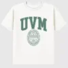 T-shirt con grafica dello stemma dell’Università del Vermont