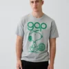 T-shirt con grafica e logo Snoopy dal taglio comodo