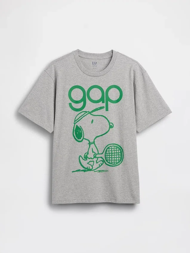 T-shirt con grafica e logo Snoopy dal taglio comodo