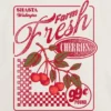 T-shirt con grafica "Farm Fresh Cherries" per bambini