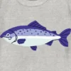 T-shirt con grafica "Fish" per bambini piccoli