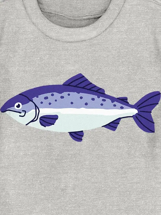T-shirt con grafica "Fish" per bambini piccoli