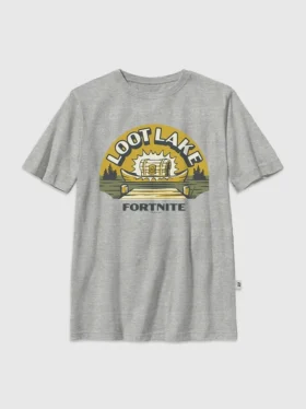 T-shirt con grafica Fortnite Loot Lake per bambini