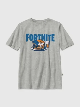 T-shirt con grafica "Fortnite Pancakes" per bambini