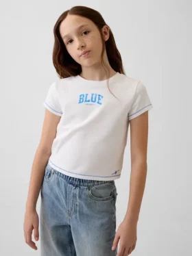 T-shirt con grafica Get Blue per bambini