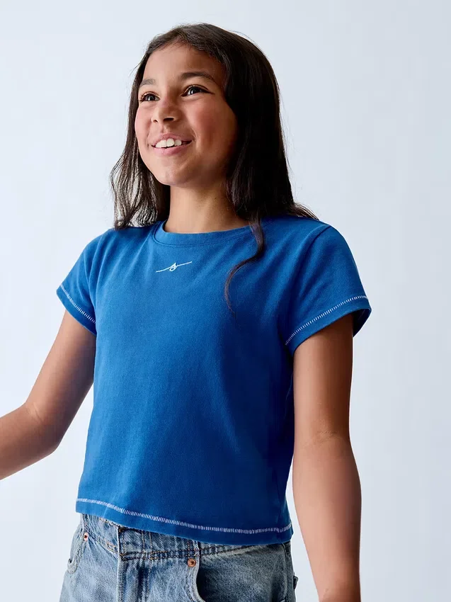 T-shirt con grafica Get Blue per bambini