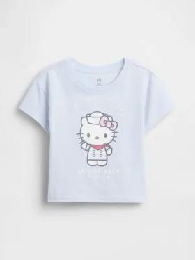 T-shirt con grafica Hello Kitty per bambini piccoli
