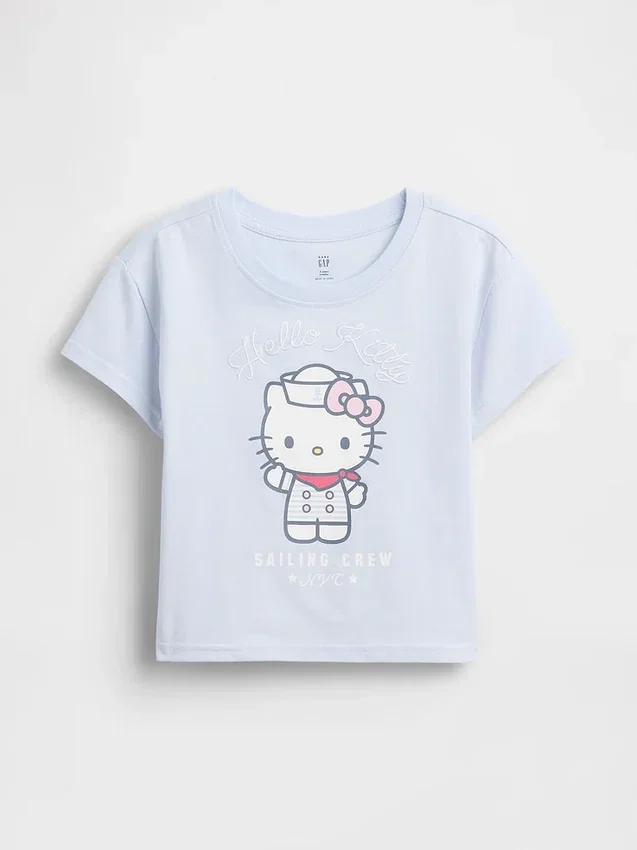 T-shirt con grafica Hello Kitty per bambini piccoli