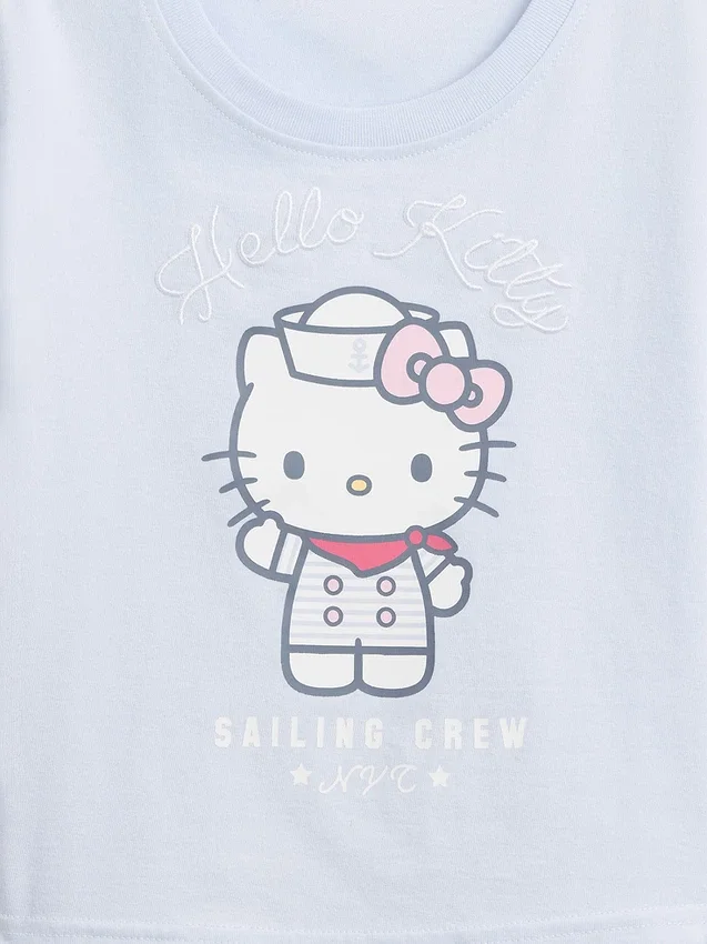 T-shirt con grafica Hello Kitty per bambini piccoli