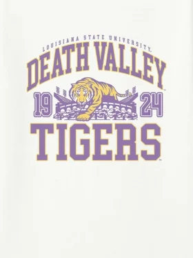 T-shirt con grafica “LSU Death Valley Tigers”