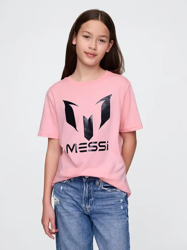T-shirt con grafica Messi per bambini