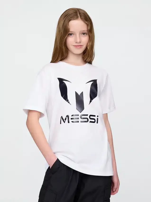 T-shirt con grafica Messi per bambini