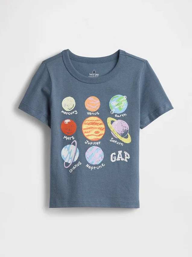 T-shirt con grafica mix & match per neonato & bebè