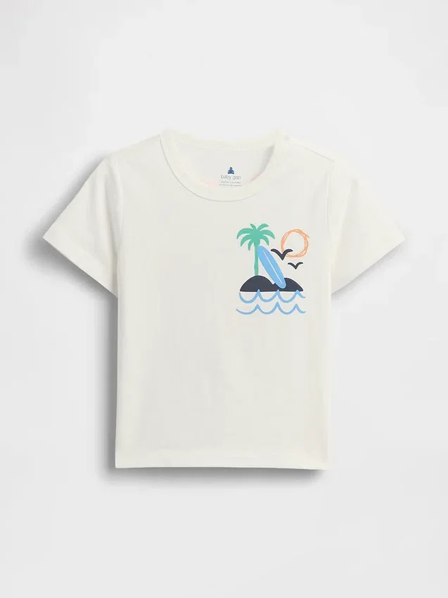 T-shirt con grafica mix & match per neonato & bebè