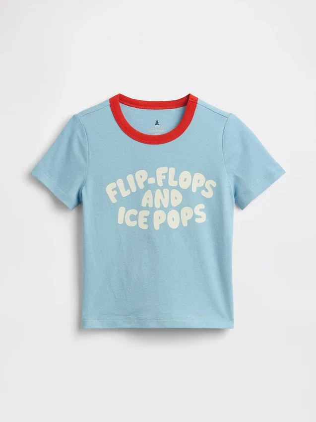T-shirt con grafica mix & match per neonato & bebè