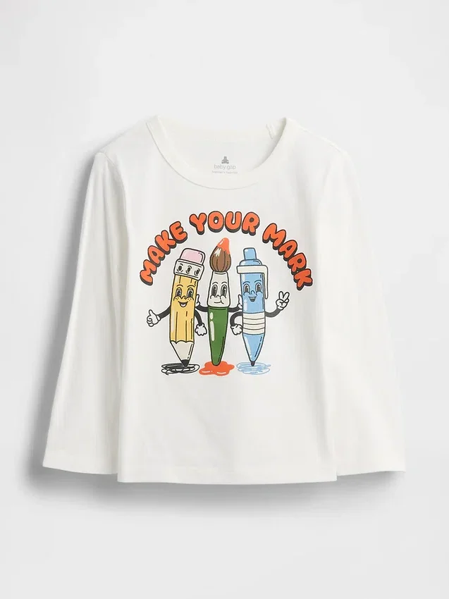 T-shirt con grafica mix & match per neonato & bebè