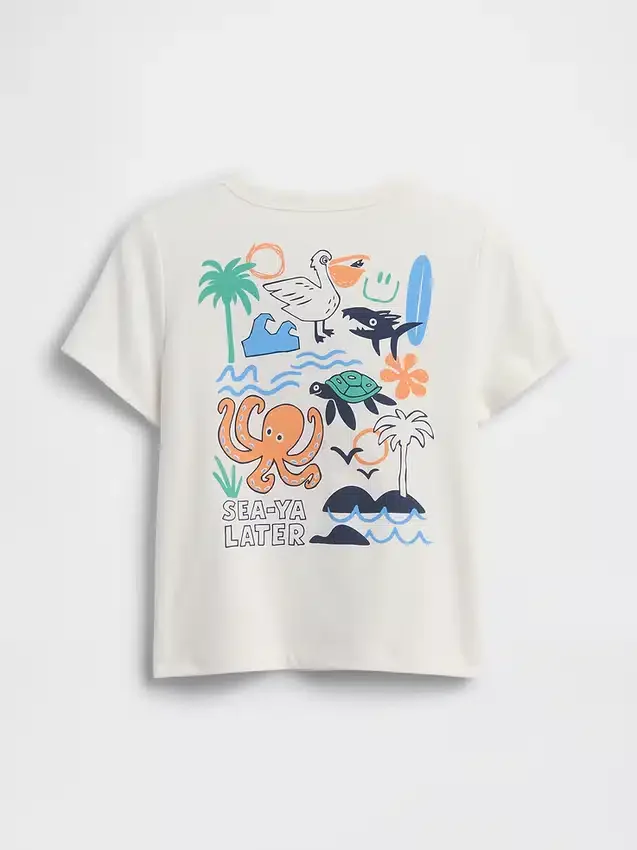 T-shirt con grafica mix & match per neonato & bebè
