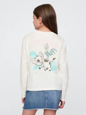 T-shirt con grafica Moana per bambini GAP × Disney