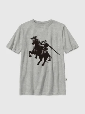 T-shirt con grafica Nintendo "Brave Link" per bambini